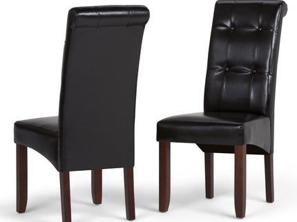 Cosmopolitan - Deluxe Tufted Parson Upholstered Chair (Set of 2)