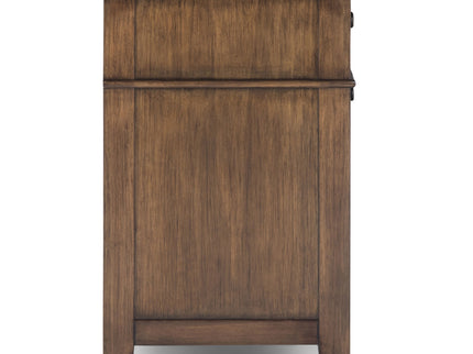 Carlton - Bedside Table - Rustic Natural Aged Brown