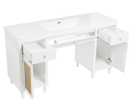 Bathroom Vanity With Sink, Spacious Storage Cabinet