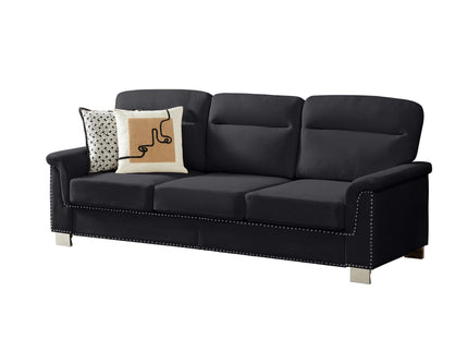 3 Seater Elegant Stationary Sofa
