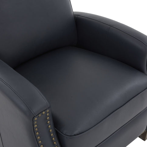 Jack - Push Back Recliner With Track Arms And Nailhead Accents