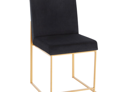 Fuji - Contemporary Stylish Frame, High Back Dining Chair (Set of 2)