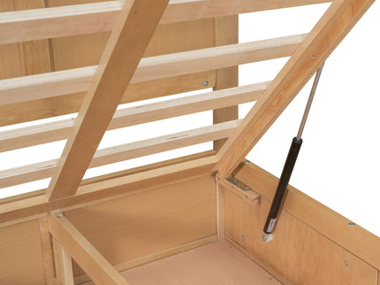 Platform Bed With Underneath Storage And 2 Drawers