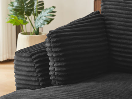 Oversized Chaise Lounge Chair Indoor - Black