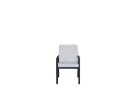 Verona - Dining Chair (Set of 2) - Dark Espresso / Gray / Off White