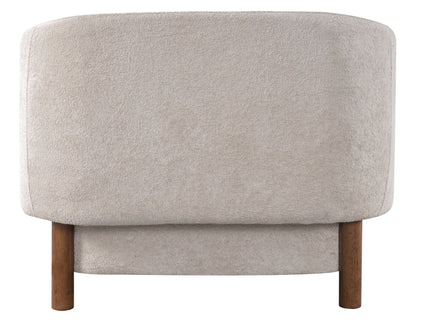 Modern Accent Chair With Recessed Arms And Tight Back