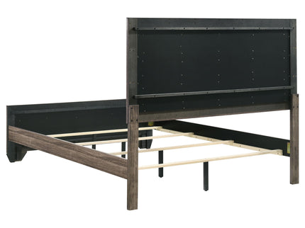 Oatfield - Queen Panel Bed - Brown