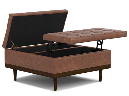 Mariah - Upholstered Lift Top Table Storage Ottoman