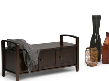 Warm Shaker - Handcrafted Entryway Storage Bench