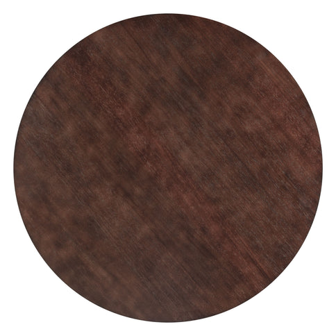 5 Piece Round Dining Table And Chair Set With Unique Legs And Hollow Chair Back