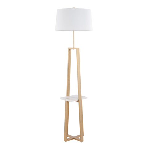Cosmo - Shelf Contemporary / Glam Floor Lamp