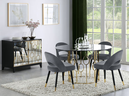 Arched Back Dining Chairs (Set of 2)