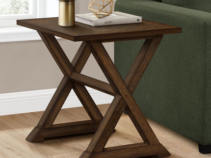 Compact Accent End Table, Square, Transitional