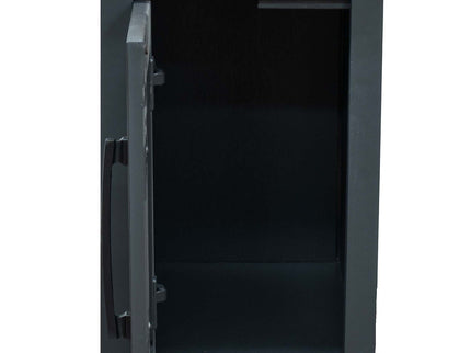 Chairside Table - Black / Whiskey
