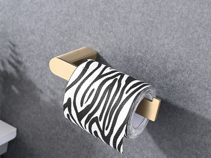 4 Pieces Bathroom Hardware Set Single Towel Bar, Towel Holder, Toilet Paper Holder