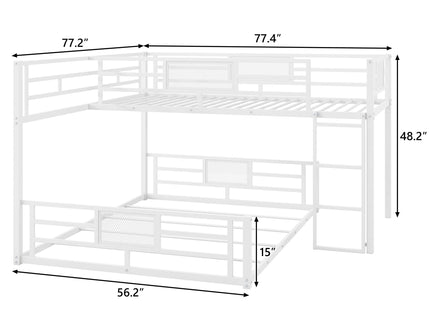 L-Shaped Bunk Bed & Safety Guaranteed