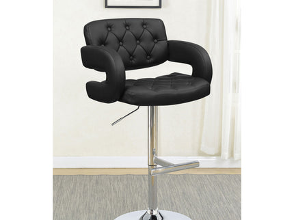 Adjustable Bar Stool With Upholstery