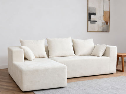 Modular Corner Sofa With Soft Fabric