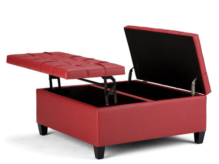 Harrison - Upholstered Coffee Table Storage Ottoman