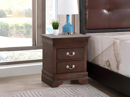 Louis Phillipe - Storage Nightstand - Cappuccino