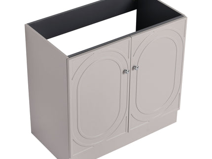 Modern Freestanding Bathroom Vanity With Soft Close Cabinet Doors