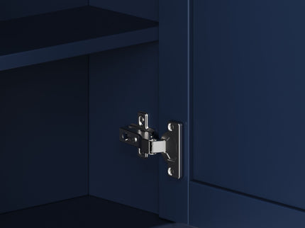 Bathroom Wall Storage Cabinet With Mirror And Adjustable Shelf, 6 Open Shelves