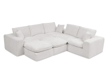 Sectional Sofa With Moveable Ottoman