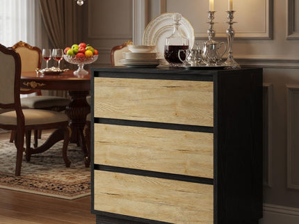 3 Drawer Nightstand, Bedroom Side Table