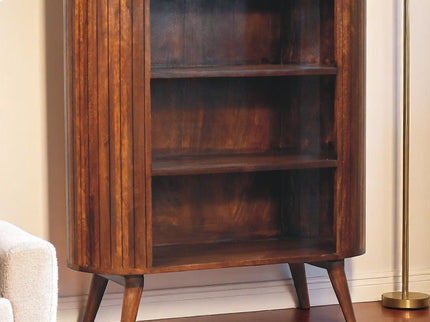 Cortez - Open Cabinet - Brown