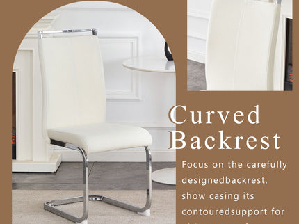 Dining Chairs With Ergonomic Backrest