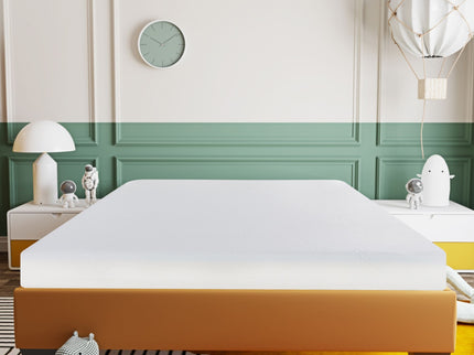 6" Firm Gel Memory Foam Mattress With Cooling Technology - White - Full