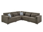 Dark Brown / 5 Pc. Sectional