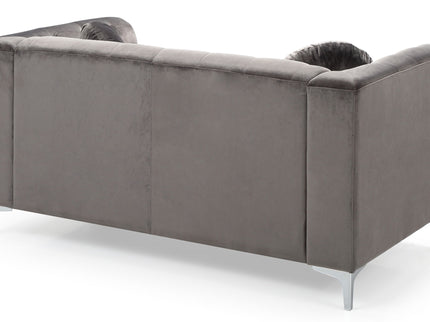 Stylish Sloped Arm Loveseat