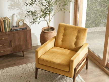 Cole - Solid Wood Lounge Chair