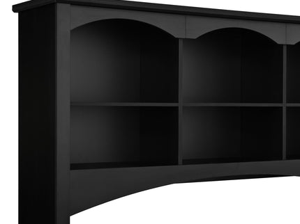 Space Saving L-Shaped Computer Desk With Keyboard Tray & Charging Stations