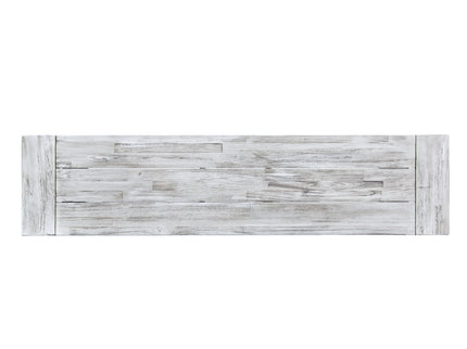 Tranquilizer - Outdoor Acacia Wood Bench With Slat Panel Design