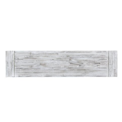 Tranquilizer - Outdoor Acacia Wood Bench With Slat Panel Design