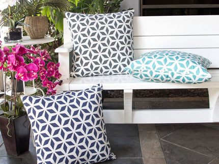 Crystal Burst - Outdoor & Indoor Pillow