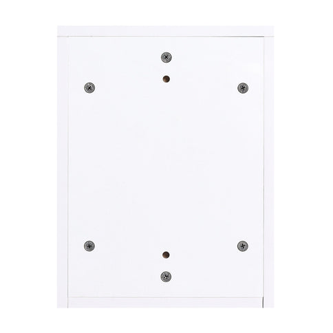 Wall Mounted Bathroom Vanity With Sink, Cabinet & Half Door
