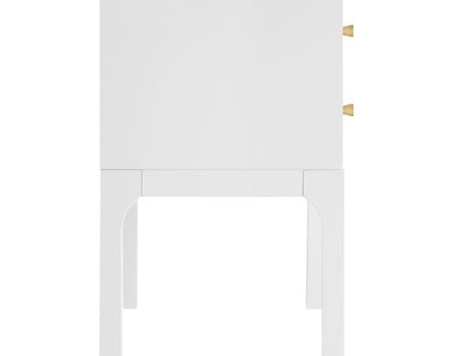 Alonso - 2 Drawer Nightstand - White
