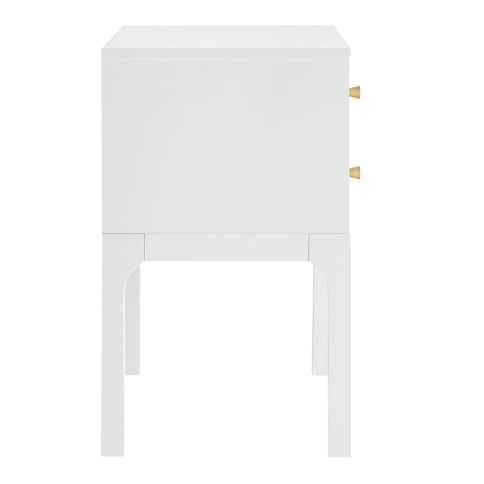 Alonso - 2 Drawer Nightstand - White