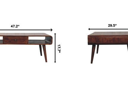Avora - 2 Drawer Coffee Table - Brown