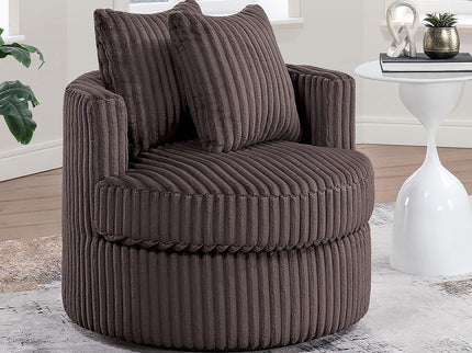 Swivel Upholstered Accent Chair For Living Room