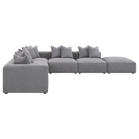Amherst - Modular Sectional With Cushions - Gray