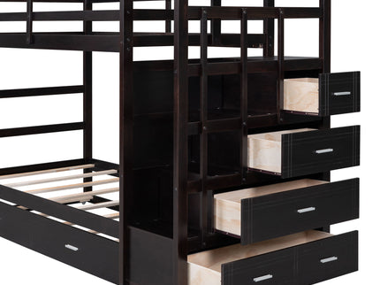Bunk Bed With Trundle And Staircase