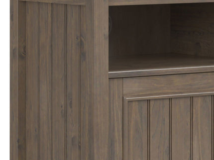 Lev - Medium Storage Cabinet - Smoky Brown