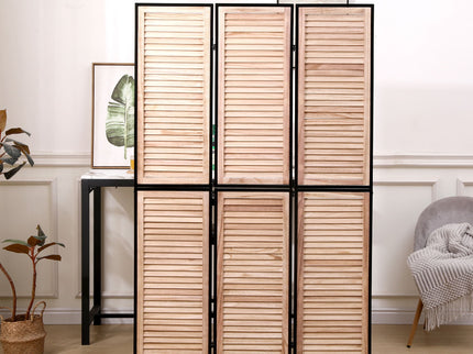 Rustic 3 Panel Room Dividers And Folding Privacy Screen