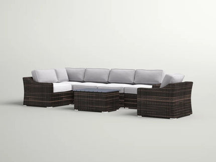 Stylish Sofa Seating Group With Cushions Perfect For Outdoor Gatherings