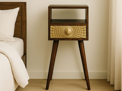 Eden - Mini Nightstand - Chestnut