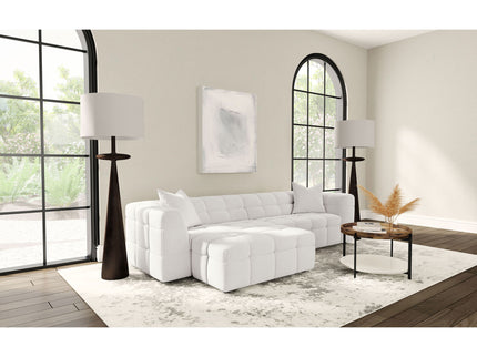 Sooke - Rectangular Ottoman - Off White
